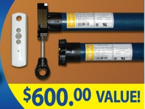 end of season special for retractable awning motors