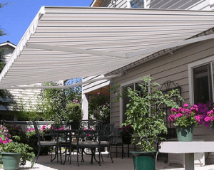 awnings provide solar shading for your home