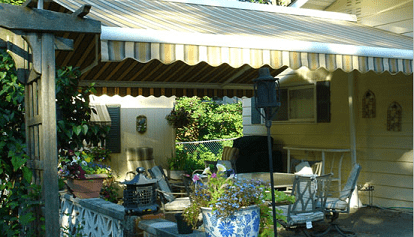 butterfly retractable awning by eclipse shading systems