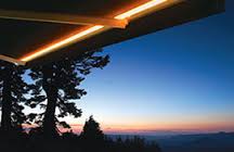 Eclipse solar beam awning lighting