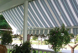 beautiful awnings in beautiful fabrics from Eclipse Shading Systems
